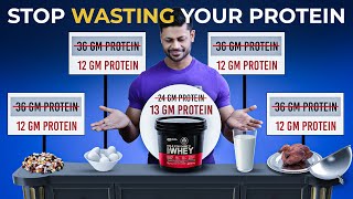 BEST WAY TO USE PROTEIN SOURCES  STOP WASTING YOUR PROTEIN  gym health fitness [upl. by Aeniah]