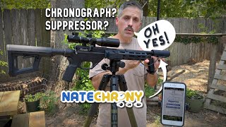 Threaded Airgun Chronograph Suppressor Yes and Yes [upl. by Pontone303]