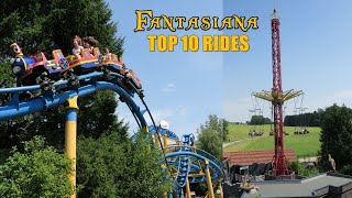 Top 10 Rides at Fantasiana [upl. by Atilef]