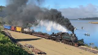 Polson Logging Co 2 at Wheeler siding [upl. by Alleunam]