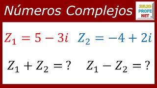 SUMA Y RESTA DE NÚMEROS COMPLEJOS [upl. by Selena]