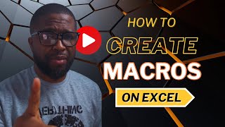 HOW TO CREATE MACROS IN EXCEL  IN YORUBA LANGUAGE [upl. by Eux]