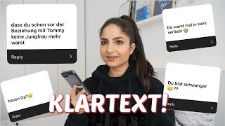 Schwanger Nasen OP Jungfrau sein amp Beziehungsstreit  Ich spreche Klartext [upl. by Cassey694]