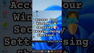 Access your windows security settings using shortcut windows shorts [upl. by Ronile648]