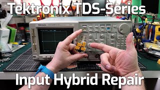 Tektronix TDS Series Oscilloscope  Input Hybrid Relay Repair [upl. by Atiker448]