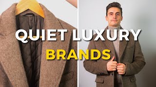 Best Quiet Luxury Brands For Men Full List [upl. by Inait]