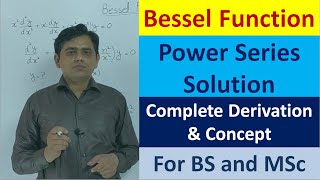 Bessel Function Concept and derivation In Urdu [upl. by Neufer]