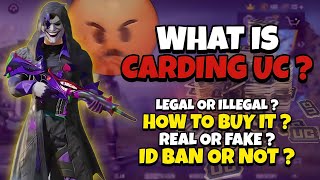 What is CARDING UC in PUBG   Legal Or Illegal 🤔 [upl. by Susy434]