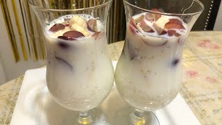 Sabudana dessertsabudana lachi recipeরমজানে এই রেসিপি টা সারাদিন রোজা শেষে সকলের খুব ভাল লাগবে [upl. by Zahara]