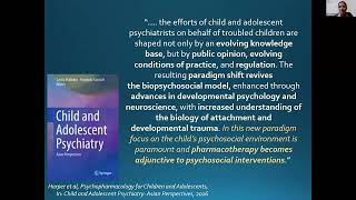 Nuts and Bolts of Pediatric Psychopharmacology and management of Psychosis in children [upl. by Girard643]