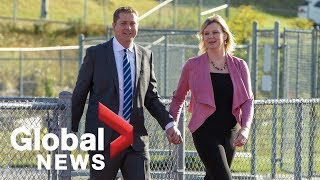 Canada Election Conservative leader Andrew Scheer holds campaign event in Nova Scotia [upl. by Llerehs]