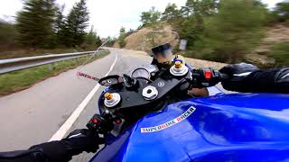 The Pure Sound Of Yamaha R6 With Quickshifter [upl. by Oinoitna]