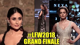 Best Of Lakme Fashion Show 2018  LFW GRAND FINALE  Kareena Kapoor Kangana Malaika Arora Khan [upl. by Teodor552]