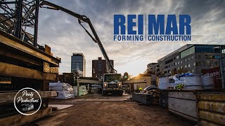 Reimar Forming and Construction  2000m3 Concrete Pour Timelapse  Hamilton Ontario [upl. by Dorian]