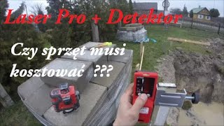 Ławy drutowe  Laser Pro vs niwelator  jak działa detektor laserowy [upl. by Strawn]