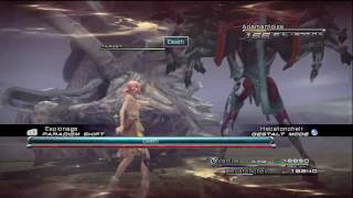 FFXIII Adamantoise Kill  Vanille Death Spam [upl. by Einnos393]