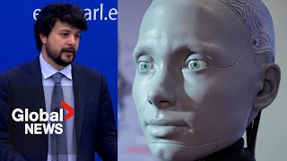 EU parliament drafts new rules governing AI quotWeve made history todayquot [upl. by Harobed]