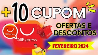 CUPOM AliExpress FEVEREIRO 2024  CUPONS DE DESCONTO AliExpress  CUPONS FEVEREIRO ALIEXPRESS [upl. by Allenod431]