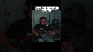 Slaughter to Prevail  Conflict Guitar Cover shorts guitarplaying metal [upl. by Eden254]