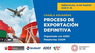 PROCESO DE EXPORTACIÓN DEFINITIVA [upl. by Aneehs]