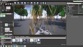 Unreal Engine 4  Place foliage at runtime [upl. by Shlomo]