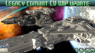 Empyrion Galactic Survival  Legacy combat CV WIP update 9162024 [upl. by Notlehs]