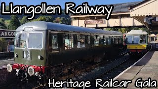 Llangollen Railway Heritage Railcar DMU Gala 08102022  Class 08 104 105 108 109 amp Observation Car [upl. by Clorinda61]