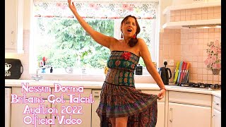 Francisca Rigaud sings  NESSUN DORMA Britains Got Talent Official Audition 2022 Video [upl. by Karub]