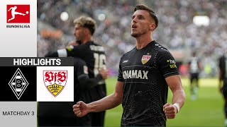 Borussia MGladbach  VfB Stuttgart 13  Zusammenfassung  Bundesliga 202425 [upl. by Lasyrc]