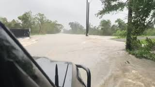 BIGTIME FLOOD waters with levees overtopped in St Marys Parish LA [upl. by Astrix383]