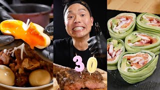 ASMR  1week Delicious Bayashi Food 15  MUKBANG  COOKING [upl. by Thurlough]