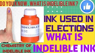 Indelible ink  indelible ink used during election CHEMISTRYGURU [upl. by Napoleon]