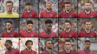 eFootball 2024England Faces [upl. by Assilav]