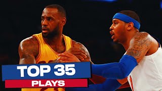 LeBron James Top 35 Plays  NBA Career Highlights [upl. by Winifred]