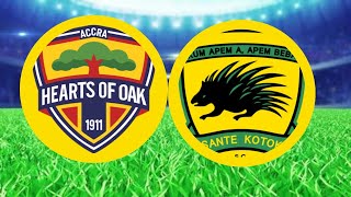 HEARTS OF OAK VS ASANTE KOTOKO  GPL MATCHDAY 14  LIVE COMMENTARY [upl. by Tennek]