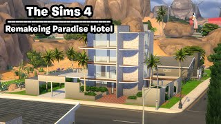 Creating the Fortnite Paradise Hotel in The Sims 4 [upl. by Eicnahc813]