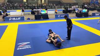 High Level IBJJF Match Against the Top Ranked Blue Belt [upl. by Eidnew]