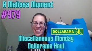 Miscellaneous Monday  Dollarama Haul  A Melissa Moment Episode 979 [upl. by Theresa]