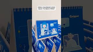 DESK CALENDAR 2025🗓️800pcsContact us on facebook IVEM Digital Printing Services for inquiries [upl. by Acinimod]