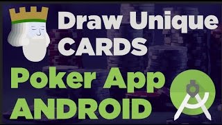 How to draw unique cards from a 52 Playing card deck in Android Studio [upl. by Beth]