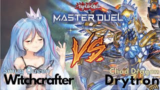 Witchcrafter VS Drytron Yugioh Master Duel [upl. by Pastelki]