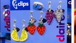 Claire’s New Collection 💫 Women’s  Kids Colourful Earrings Jewellery Accessories  June 2024 [upl. by Nigam]