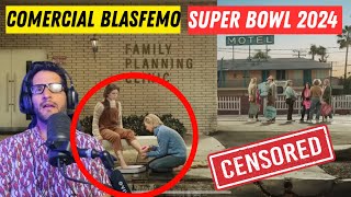 Comercial Super Bowl 2024 ¡BLASFEMO Vídeo CENSURADO 🚫 superbowl2024 [upl. by Hess]