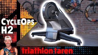 CycleOps H2 Review BEST SMART TRAINERS for Zwift [upl. by Adnauqahs]