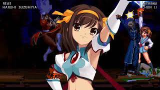 Mugen  Reas and Haruhi Suzumiya vs Athena and Chun Li [upl. by Abate]