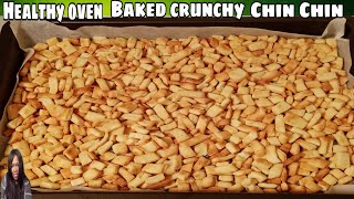 Oven Baked Chin Chin How To Make Nigeria Healthy Oven Baked Crunchy Chin Chin [upl. by Randee]