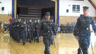 Navy OCS 0211 PIR 5 Pass in Review [upl. by Eerased628]