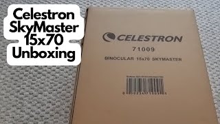 Celestron SkyMaster 15x70 Binocular Unboxing [upl. by Amrita]