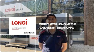 Middys with LONGi at the Australian ATP Tour stop  Adelaide International [upl. by Lledyr]