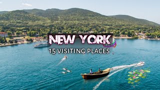 15 Best Places to Visit in New York State  travel video [upl. by Caffrey970]